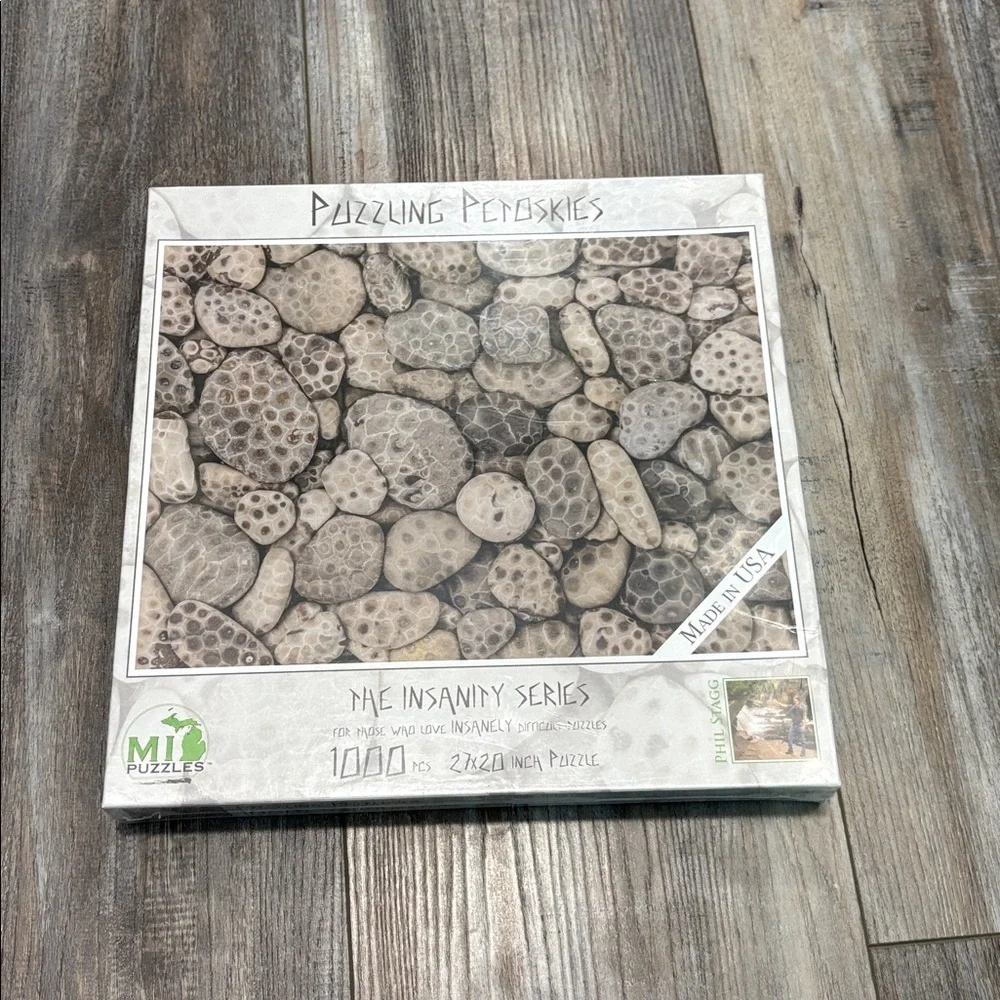 Petoskey Stones Rock 1000 Piece Puzzle NEW